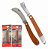 Kit Canivete Poda e Enxertia Com Espátula Inox - Corneta - Imagem 1
