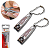 Mini Cortador De Unhas Pequeno 5cm Com Lixa E Corrente - Corneta - Imagem 4