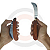 Canivete Poda Profissional Mini Foice Corneta - 8050 - Imagem 8