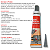 Cola Silicone Acético Alta Temperatura 315o Preto 50g - Wurth - Imagem 3