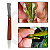 Kit Canivetes Poda e Enxertia com Espátula Acrílico - Imagem 5