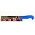 Faca Carne Açoughe Churrasco 8" Profissional - Corneta Premium Azul - Imagem 3