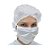 Máscara Branca Descartável Protdesc Caixa com 50un - Imagem 1