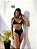 Biquini hot pant Roberta (preto pink neon) - Imagem 1
