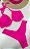 Biquini aro canelado pink - Imagem 1