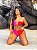 Biquini tomara que caia hot pant (pink vermelho) - Imagem 1