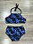 Biquini cropped infantil coqueiros azul - Imagem 2