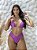 Biquini cortininha canelado calcinha lipo roxo - Imagem 1