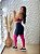 Conjunto fitness power (preto marsala) - Imagem 2