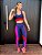 Conjunto fitness aveludado (marinho laranja) - Imagem 1