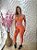 Conjunto fitness aveludado (laranja pink) - Imagem 1