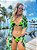 Biquini Cortininha Dulpa Face Resort - Leopard Verde - Imagem 1
