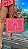 Bolsa Praia Resort - Onça Pink Com Laranja - Imagem 1