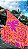 Pareo Canga Resort - Onça Pink Com Laranja - Imagem 4