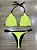 Biquini Cortininha Dupla Face - Preto e Neon - Imagem 1