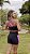 Conjunto fitness shorts bolso (preto pink) - Imagem 2