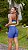 Conjunto fitness shorts wonder (azul verde) - Imagem 2