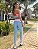 Conjunto fitness aveludado (azul rosa neon) - Imagem 2