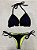 Biquini cortininha dupla face amarrar - preto com neon - Imagem 4