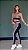 Conjunto fitness aveludado (bronze preto off white) - Imagem 2
