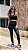 Conjunto fitness aveludado com bolso (preto) - Imagem 1