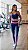 Conjunto fitness aveludado (marinho pink neon) - Imagem 1