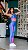 Conjunto fitness power (azul pink) - Imagem 2