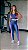 Conjunto fitness power (marinho pink) - Imagem 1