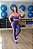 Conjunto fitness aveludado (marinho roxo rosa) - Imagem 1