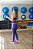 Conjunto fitness aveludado (marinho roxo rosa) - Imagem 2