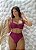 Biquini meia taça hot pant canelado - marsala - Imagem 1