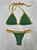 Biquini Raira cortininha regulável Brasil (verde e amarelo) - Imagem 2