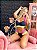 Biquini sereia tiras preto neon pink - Imagem 1