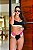 Biquini sereia tiras preto neon pink - Imagem 3