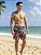 Bermuda masculina coqueiros colorido - Imagem 1