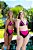 Biquini hot pant (preto pink) - Imagem 1