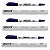 Kit 3 Canetas Viscot 1425SR Ponta Dupla Regular Ultra Fina-Estéril - Imagem 1