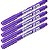 Kit 5 Canetas Viscot 1450xl-200 Ponta Fina Regular - Roxa - Imagem 1
