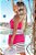 Vestido Casual Feminino Listrado com Alça em Tricot Canelado - Imagem 17