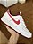 NIKE AIR FORCE LOW ‘07 “white/university red” - Imagem 1