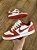 NIKE EBERNON LOW (branca/vermelho) - Imagem 1