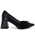 Sandália Confortável USAFLEX - SCARPIN ALTO PRETO - Imagem 1