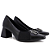 Sandália Confortável USAFLEX - SCARPIN ALTO PRETO - Imagem 2