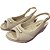 Sandália Comfortflex conforto total - Peep Toe Nude - Imagem 1