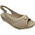 Sandália Comfortflex conforto total - Peep Toe Nude - Imagem 2