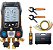 Kit Smart Vacuo Manifold Digital 557s com 4 Mangueiras - TESTO 0564 5572 - Imagem 1