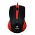 Mouse C3Tech MS-20RD Preto/Vermelho USB - Imagem 4