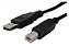 Cabo USB para impressora 1.8M - WM/BM preto - Imagem 1