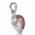 Pingente Quartzo Rosa Gota Slim Prata 925 - Imagem 2