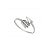 Anel Flecha Regulável Prata 925 - Imagem 1